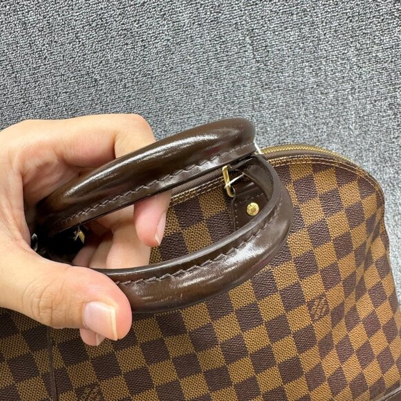 Louis Vuitton Alma PM Damier Ebene Hand Bag 699-081625 - Picture 9 of 15